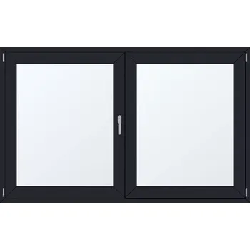 Okno Dvoukřídlé plastové okno 195x120