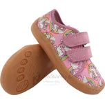 Dětské barefoot plátěnky Froddo G1700355-8 WHITE PINK - vel. 36