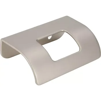 Nábytkové kování 12924 úchytka rozteč 32mm hranová ušlechtilá ocel mat (Nábytková úchytka s roztečí 32 mm. Jednoduchý a funkční doplněk do interiéru.)