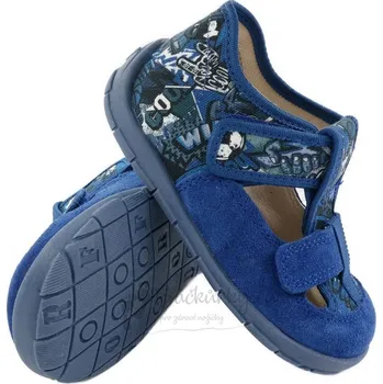 Chlapecké bačkory Dětské plátěnky Froddo FRODDO G1700348-1 BLUE+ - vel. 21