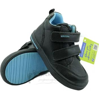 Chlapecké polobotky Dětské celoroční boty Protetika Badis Black - vel. 21