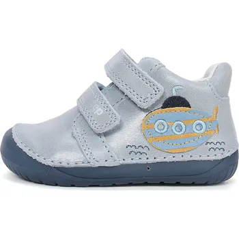 Chlapecké polobotky Dětské celoroční boty S070-61420B světle modrá s ponorkou, D.D.Step Velikost: 21