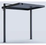 Rojaplast 2815 Hliníkový PŘÍSTŘEŠEK na gril s otevírací střechou