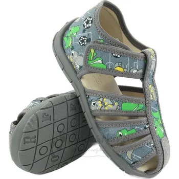 Chlapecké bačkory Dětské plátěnky Froddo G1700386-2 Grey - vel. 18