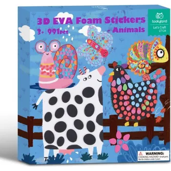 kreativní sada Tookyland Nalepovací mozaika První zvířátka