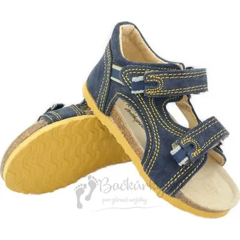 Chlapecké sandály Dětské sandály Protetika ORS T 32 Rimini modro-žluté vzor 93 - vel. 28