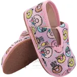 PEGRES barefoot papuče BF01 Donut ružová - vel. 32