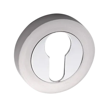 Dveřní kování Kuchinox Kuchinox, rozeta ke kličce s otvorem pro cylindrickou vložku, satén, LAV-LO1_102S