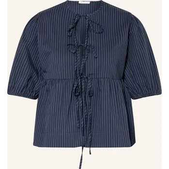 Dámská halenka Mrs & Hugs Dámská Halenka S Volánky, tmavě modrá, 40