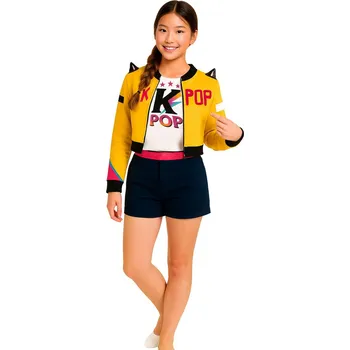 Karnevalový kostým Dívčí kostým K-pop Rumi Demon Hunters 10-12 let