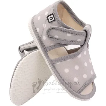 Chlapecké bačkory Dětské pantofle RAK 100014 - Šedá tečka - vel. 32