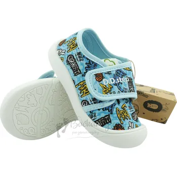 Chlapecké sandály Plátenky D.D.STEP C100-51985 Bermuda blue - vel. 25