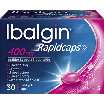 Lék Ibalgin Rapidcaps 400 mg cps 30 ks