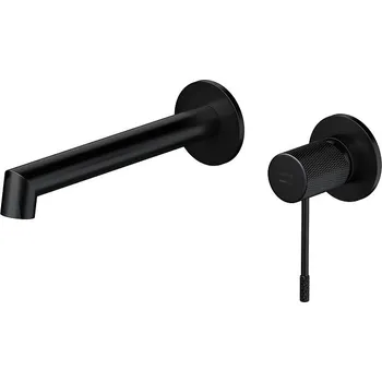 Vodovodní baterie Cersanit Zen, podomítková umyvadlová baterie, černá matná, S951-597