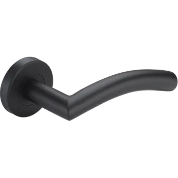 Dveřní kování Kuchinox Faro, klika na dveře, černá matná, LAV-KGF_900A