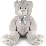 RAPPA Velký plyšový medvěd šedý 100 cm