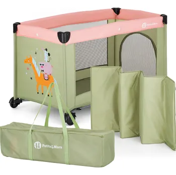 Dětská postýlka Petite & Mars Postýlka cestovní Koot Friends Boho Party