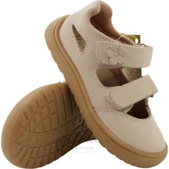 Chlapecké sandály Dětská barefoot letní obuv Protetika Nery beige - vel. 30