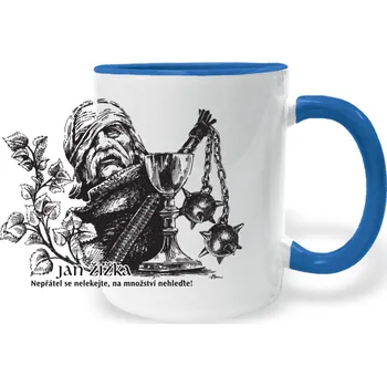 Hrnek - Jan Žižka Barva: Modrá