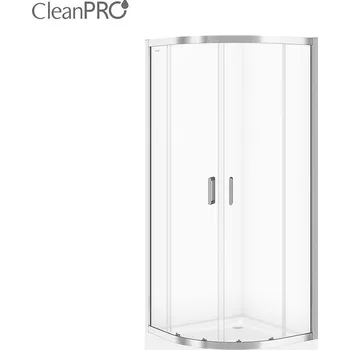 CERSANIT sprchový kout ARTECO, čtvrtkruhový, 80x80x190cm, chrom, S157-001