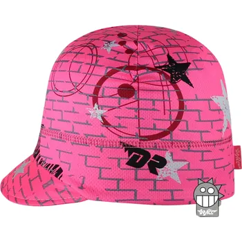 Čepice Dívčí funkční čepice s kšiltem - růžová