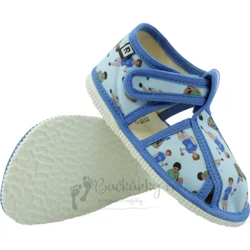 Chlapecké bačkory Dětské pantofle RAK x Bačkůrky.eu 100015 - Modrý chlapec - vel. 26