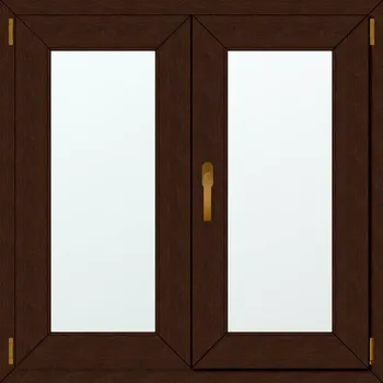 Okno Dvoukřídlé plastové okno 107x101