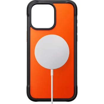 Pouzdro na mobilní telefon Nomad kryt Rugged Case Magsafe pro iPhone 15 Pro Max - Ultra Orange