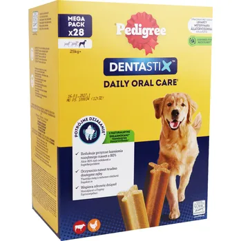 Pamlsek pro psa Pedigree Pochoutka Denta Stix Large 28ks 1080g
