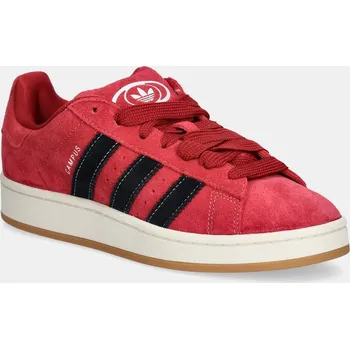 Dámské tenisky Semišové tenisky adidas Originals Campus 00s, 41 1/3, červená, 33X