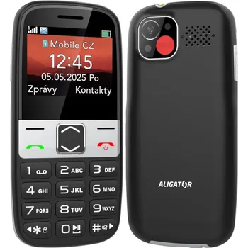 Mobilní telefon Aligator A775 Senior 256 GB černý