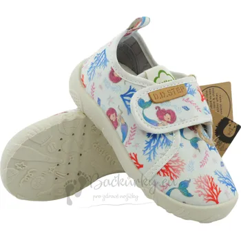 Chlapecké sandály Barefoot plátěnky D.D.Step C086-51499 Sky blue - vel. 28