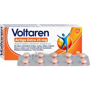 Lék Voltaren Actigo Extra 25 mg 20 tablet