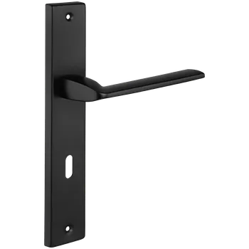 Dveřní kování Kuchinox Zambie, klika na dveře na dlouhém kování, černá matná, LAV-KAB_911A