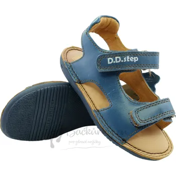 Chlapecké sandály Dětské sandály D.D.STEP G080-51614A Royal blue - vel. 27