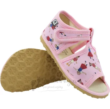 Chlapecké bačkory Dětské inovativní pantofle RAK x Bačkůrky.eu 100014-4 - Růžová dívka - vel. 28