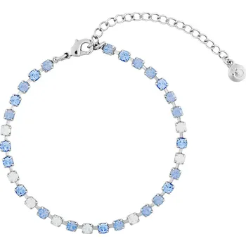 Náramek Preciosa Bižuterní náramek Skyline s českým křišťálem Preciosa, safír 2620 58