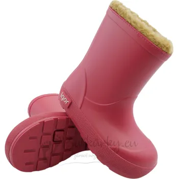 Chlapecké holínky Dětské zateplené holínky Igor Yogi borreguito raspberry (W10306-133) - vel. 29