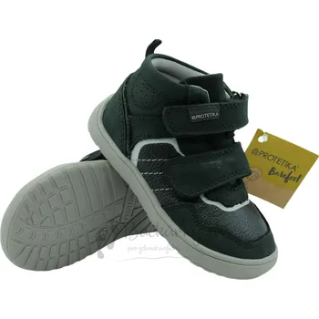 Chlapecké polobotky Dětské celoroční barefoot boty Protetika Hardy Nero - vel. 27