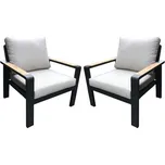 Rojaplast 1320 ROTTERDAM DUO hliníková křesla (2 ks)