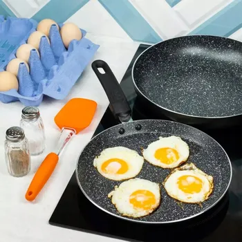 Pánev Pánev na vejce a lívance Kinghoff 4906665969316 24 cm mramorová