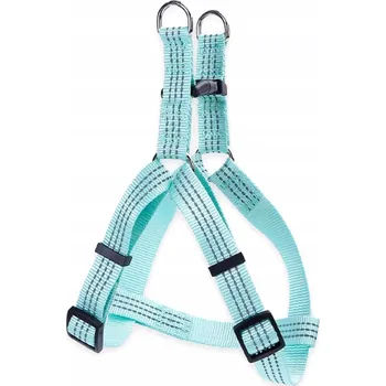 Postroj pro psa Postroj pro psy 40-60 cm, popruh 2 cm s odrazkami, velikost L - HNĚDÝ