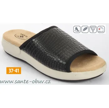 Dámská zdravotní obuv SANTÉ LB/9 NERO pantofel vel.37-41, --- - 40