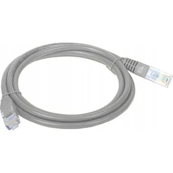 Síťový kabel ALANTEC Patch kabel U/UTP kat. 5e PVC 7.0m šedý