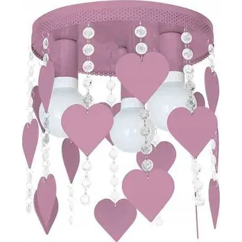 Zahradní nástěnné svítidlo Milagro růžové E27 60 W