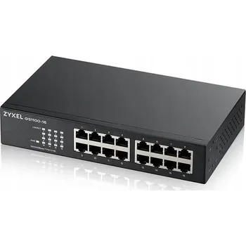 Switch Switch Zyxel GS1100-16-EU0103F černý
