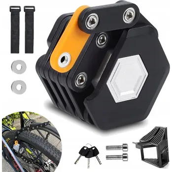 Zámek na kolo SKLÁDACÍ ZÁMEK NA KOLO, ZÁMEK NA KOLO S DRŽÁKEM, SKLÁDACÍ ZÁMEK