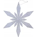 DECOLED Vločka, prům. 120 cm, stříbrná