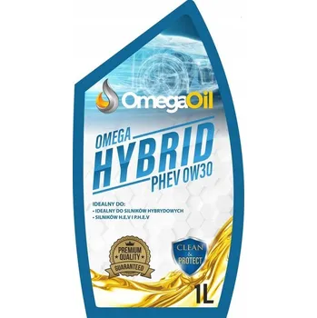 Motorový olej 1L Motorový olej OMEGA OIL 0W30 HYBRID API SN-RC