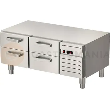 Chladicí podstavec, 1200x650x600 mm, 4 zásuvky GN 1/1 | STALGAST, Linia 700